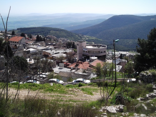 Tzfat from above, looking down on the Artists' Quarter