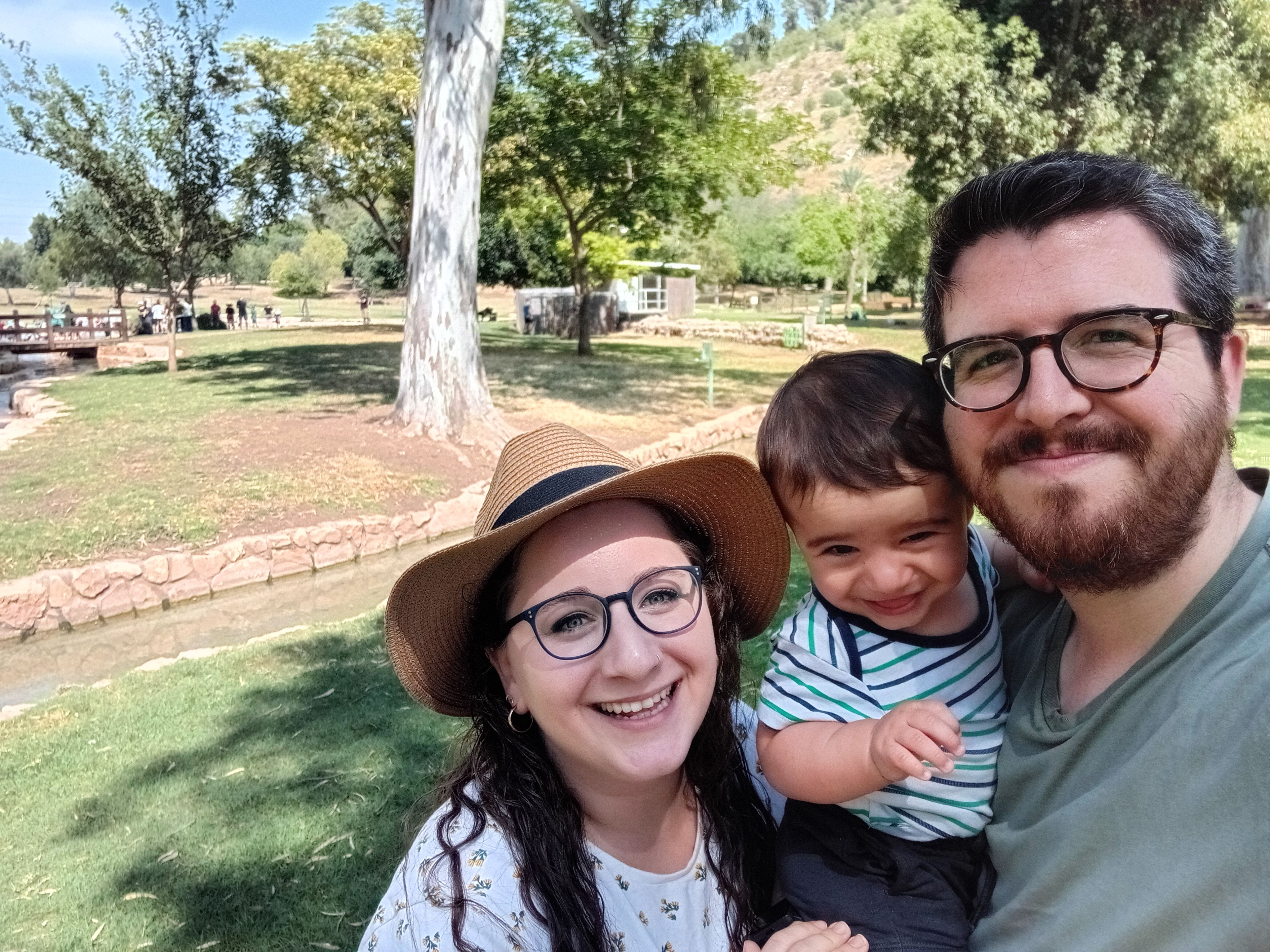 A family outing at Ma'ayan Harod