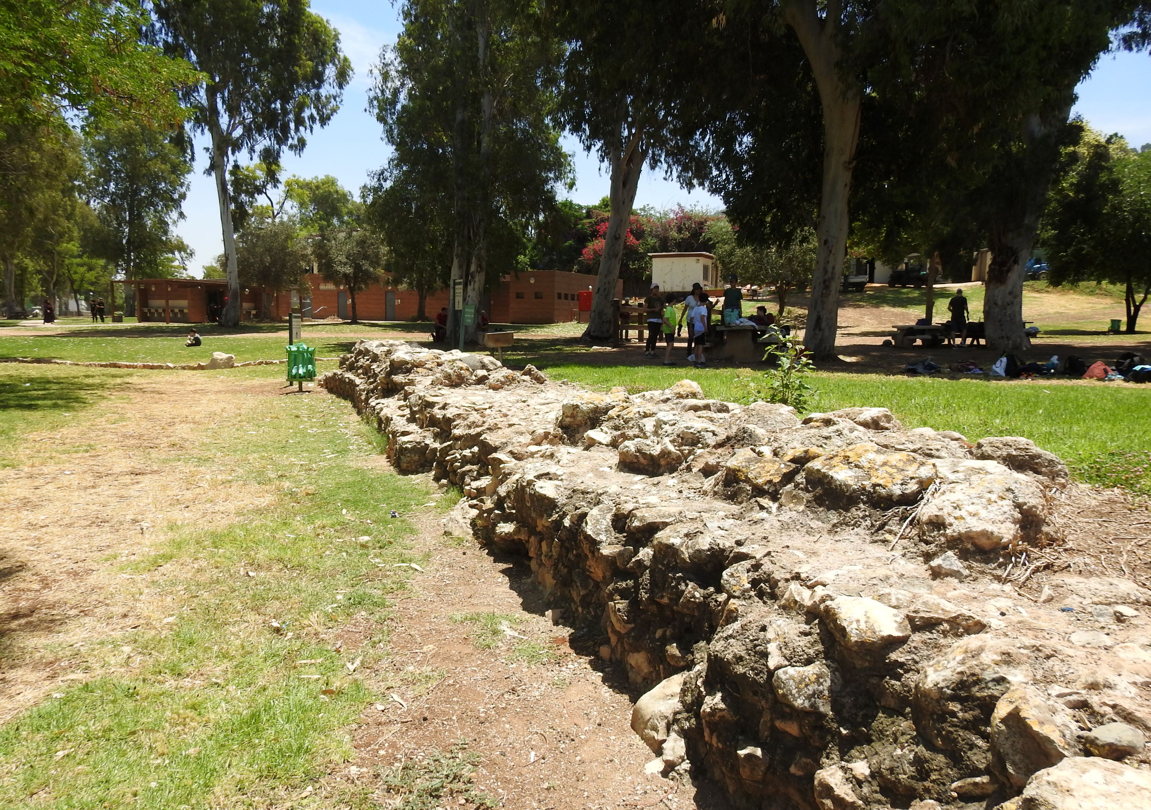 Remains of the ancient aqueduct